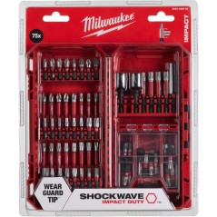 Milwaukee Shockwave Bitsæt 75 stk